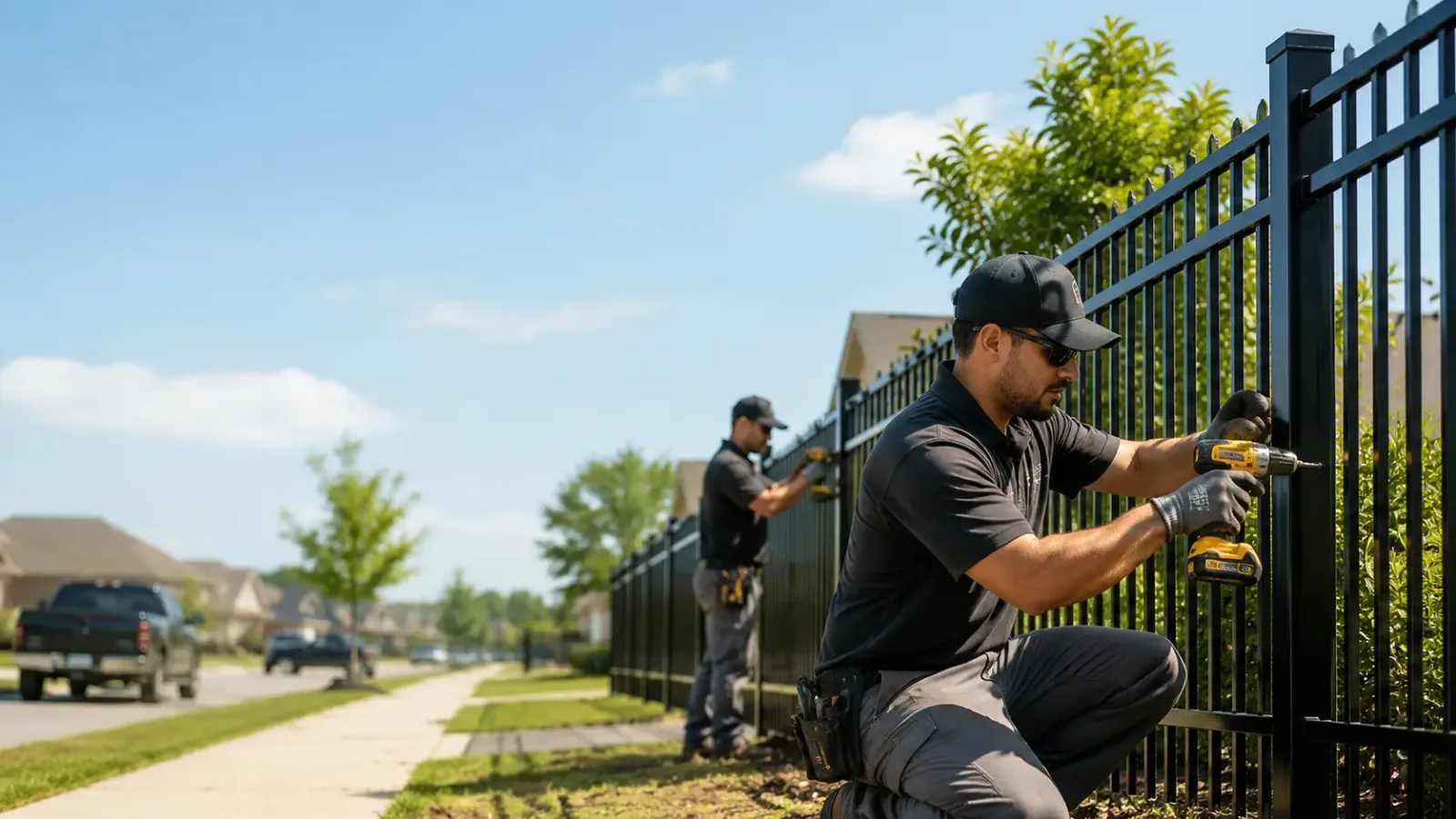 Metal Fence Installation in Barrington, RI